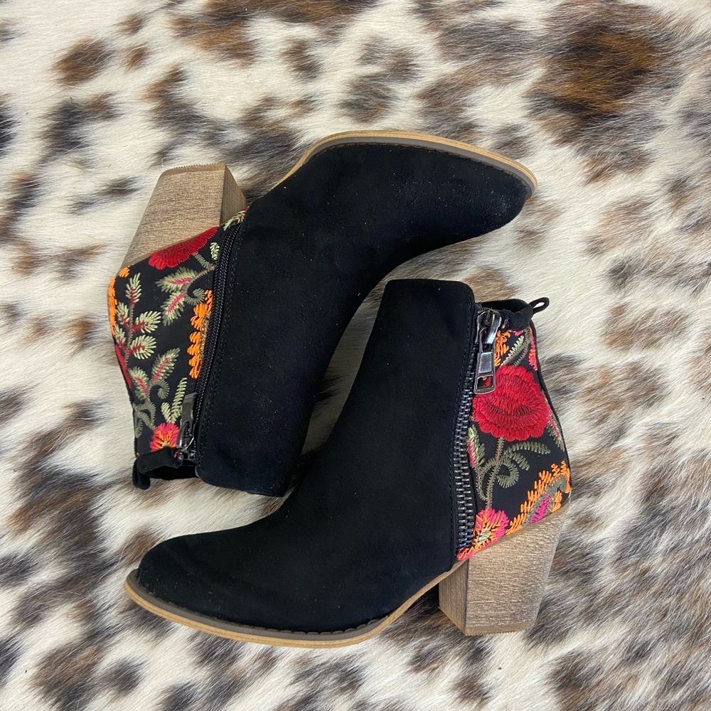 Floral Booties